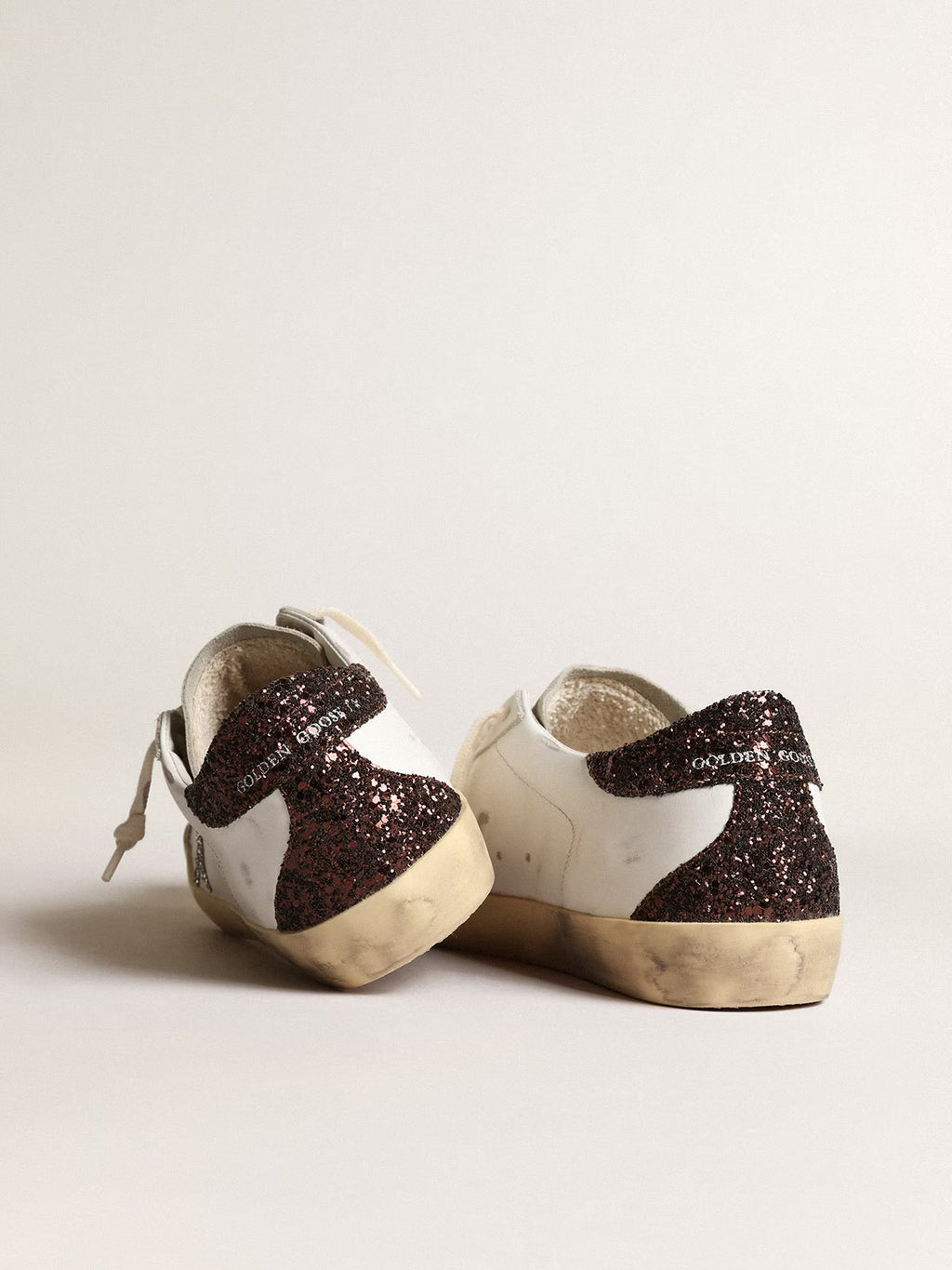 Golden goose - brown and Grey glitter