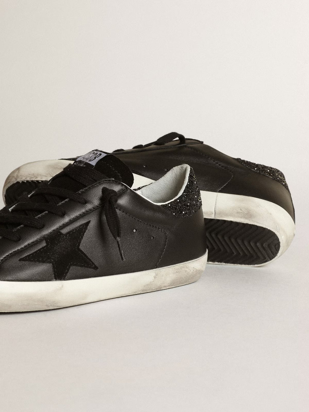 Golden goose - black glitter